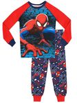 Marvel Spiderman Boys' Spider-Man Pajamas Blue Size 4