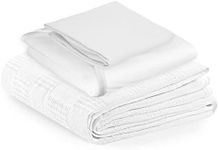 TL Care Health, Hospital Bed Sheet Set, 1 Fitted Sheet, 1 Blanket and 1 Pillowcase, 3 Piece Set