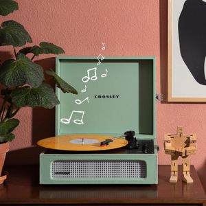 Crosley Voyager Bluetooth Turntable – Sage Green