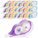 Nicunom 36 Pack Correction Tape, 39 Feet White Out Correction Tape, Easy to Use Applicator for Instant Corrections, Correction Tape Eraser for School Office Supplies (12m/472in, Colorful)