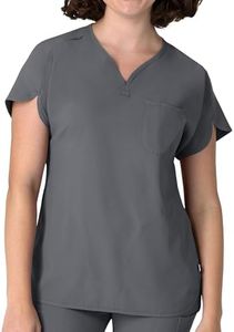 Wink Women's Dolman Scrub Top, Pewter, XL