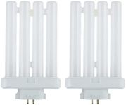 Ciata Lighting 27W FML 4-Pin Quad Tube GX10Q-4 6500K Daylight Compact Fluorescent Bulb 2 Pack