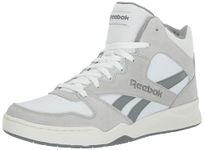 Reebok Men's Bb4500 Hi 2 Sneaker, Ash/Footwear White/Reebok Gum 4, 11