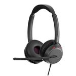 EPOS IMPACT 860T Double-Sided Wired USB C and USB A Headset with Noise-Canceling Mic, Microsoft Teams Certified, Super Wideband Audio, Comfortable Fit, Ideal for Business & Home Office Professionals