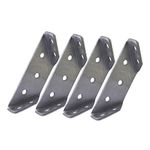 CALANDIS® 4 Pieces Corner Braces Joint Protector Angle Brackets for Table Wood Cabinet