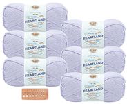 Lion Brand Yarn - Heartland - 6 Skeins with Needle Gauge (North Cascades)