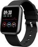 MECHIP m i Smart Watch for Boys, Girls, Men, Women & Kids Bluetooth Smartwatch Wireless Fitness Band | Sports Gym Watch for All Smart Phones I Heart Rate and spo2 Monitor Black Square