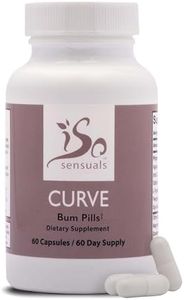 IsoSensuals Curve Butt Enhancement Pills - Bum Bum Booty Pills for Bigger Butt. 60 Easy to Swallow Capsules