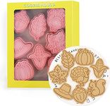 Tuxxzis 8-Pcs Thanksgiving Cookie C