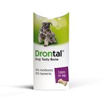Drontal Plus for Dogs Bone Shaped Worming Tablet Packs (Pack Size: 24 Tablets)