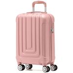 Flight Knight Premium Hard Shell Lightweight Cabin Suitcase - 8 Spinner Wheels - Built-in Side Lock & USB Port - Luggage Approved for Over 100 Airlines Including easyJet, Ryanair & Jet2-55x35x20cm