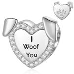 Paw Charm for Pandora Charms Dog Cat Paw Charm 925 Sterling Silver Paw Charm