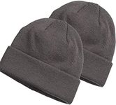 Marky G Apparel Watch Cap (2 Pack), Grey, OS