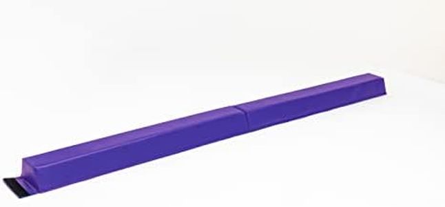 We Sell Mats – 6 Foot PRO Balance Beam – Vinyl Surface Folding Beam – Durable Gymnastics Beam - Purple