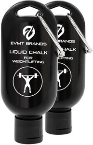 EVMT Brands Liquid Chalk, Mess Free Gym Chalk for Weightlifting, Gymnastics, Rock Climbing, Dancing. Sweat Resistant and Long Lasting for Stronger Grip. Package May Vary.
