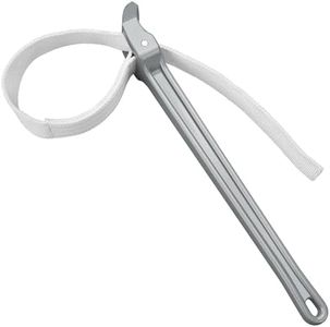 MAXPOWER Strap Wrench, 18-inch Handle Adjustable Strap Wrench, Nylon Strap Pipe Wrench for Replacing Oil Filter, Water Filter, PVC Junctions