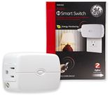 GE Zigbee Plug-in Smart On/Off Switch, Works Directly with Amazon Plus, Echo Show (2nd Gen), SmartThings and Wink, 2-Outlet, Lighting and Small Appliance Control, No Wiring Required, 45853GE, White