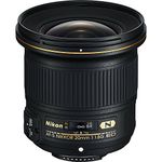 Nikon AF-S Nikkor 20mm f/1.8G ED Lens (Black)