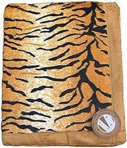 Birchwood Animal Print Throw Blanket Tiger