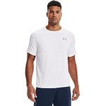 Under Armour Men's Tech 2.0 Short-Sleeve T-Shirt , White (100)/Overcast Gray , Large