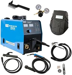 Güde Universalschweissgerät Uni-Mig 205 SYN (230 V, 4 in 1, 200 A max. Schweißstrom, 20-200 A Regelbereich, inkl. Elektrodenhalter, Schlauchpaket, Masseklemme, Druckminderer, Schweißwagen, etc.)