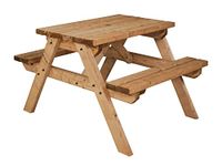 CLASSIC Traditional Pub and Garden Style Bench - Commercial Grade - Heavy Duty - Rustic Brown (4ft)