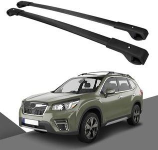 Lanbos Roof Rack Cross Bars Fit for Subaru Forester 2014-2024, Adjustable Aluminum CrossBars for Rooftop Cargo Carrier Kayak Bike Luggage Snowboard Rack