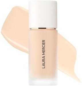 Laura Mercier Real Flawless Weightless Perfecting Waterproof Liquid Foundation: Medium-Buildable Coverage, 12 HR Fade-Proof Wear, Natural Finish, Hydrating, Long Lasting, Non-Comedogenic, Silk