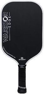 Diadem Warrior Edge Pickleball Paddle | Etched Carbon Face for Max Spin, 16mm Aero Guard, Comfort Max Grip, 16mm Honeycomb Core, Midweight 8oz | Indoor/Outdoor | USAPA Approved, Ghost