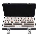 47Pcs Gauge Block, High Accuracy Steel Gauge Measuring Block Set, for Calibrating Other Accuracy of Gauge