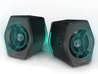 Edifier G2000 Multimedia Bluetooth Speakers for PC, Desktop Computer, Gaming, Laptop, Mac, Bass Multimedia Speakers USB with subwoofer, RGB Lights, 3.5mm AUX inputs,Black