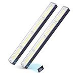 Magnetic Lights Rechargeable 2 Pack 4000 Lumens 7200mAh 40CM Work Light Bar, Inspection Lamp 216 LED Bulbs Waterproof, Portable Lighting with Hook, for Camping, Car Repair, Garage, Workshop Tasks