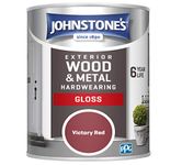 Johnstone's Exterior Hardwearing Gloss - Victory Red 750ml