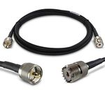 Proxicast 6 ft Ultra Flexible PL259 Male - SO239 Female Low Loss Coax Extension Cable for CB/UHF/VHF/Shortwave/HAM/Amateur Radio Equipment and Antennas - 50 Ohm (ANT-141-034-06)