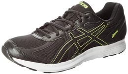 ASICS Mens Road Jog Black/Neon Lime Running Shoe - 9 UK (1011B247.003)