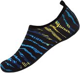 millenniums Water Shoes Socks Mens Womens Quick Dry Swimming Pool Barefoot Aqua Water Sports Surf Beach Swim Boating Snorkeling Diving Lake Yoga Shoes Socks for Mens Womens (Yellow,9)