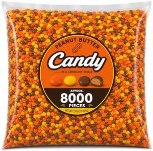 Peanut Butter Candy Pieces – Crunchy Candy Shell Bite Size Treat (25 lb)