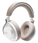 Shure AONIC 50 Wireless Noise Cancelling Headphones, Premium Studio-Quality Sound, Bluetooth 5 Wireless Technology, Comfort Fit Over Ear, 20 Hours Battery Life, Fingertip Controls - White