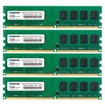 ROYEMAI 8GB DDR2-800, PC2-6400 8GB Kit (4x2GB) DDR2 RAM PC2-6300 2Rx8 240 pin CL6 1.8V Desktop Computer RAM Memory