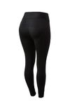 Horze Women Thermal Riding Leggings Active, winter riding breeches with silicone full seat, Black, EU42