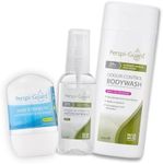 Perspi-Guard 3-Step Anti Sweat Deodorant Bundle - Odour Control Body Wash (200ml), 48-hour Roll On Strong Deodorant for Excessive Sweating & Max Strength Antiperspirant Spray (50ml)