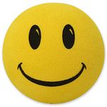 HappyBalls Happy Smiley Face Car Antenna Ball/Mirror Hanger/Fun Dashboard Buddy (Yellow)