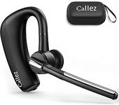 Bluetooth Headset with CVC8.0 Dual Mic Noise Cancelling, Bluetooth Earpiece V5.0 Hands Free Wireless Headphone for iPhone Android Cell Phone Driving Business Office, Super Light, Clear Chat