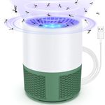 Fly Killer, Mosquito Killer Lamp Electric Fly Zapper Fly Trap, USB Fruit Fly Killer UV Fly Catcher 360° Bug Zapper, Quiet Safe Insect Killer Outdoor Indoor for Home Use, Bedroom, Kitchen, Office