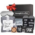 Get Well Soon Gifts for Men - Care Package for Men with Plush Blanket, Mug, Socks, and so on - Get Well Basket for Men Dad Friend After Surgery