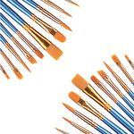 Paint Brushes Set 20pcs, Art Brushes, Paint Brushes, Paint Brush, Paint Brushes for Kids, Watercolor Brushes, Acrylic Paint Brushes, Paint Brushes for Acrylic Painting, Drawing and Art Supplies