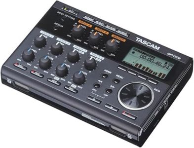 Tascam DP-006 6-Track Digital Pocketstudio Multi-Track Audio Recorder, Built-in Mics, Songwriting, Battery Operated