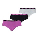 Puma Women's Hipster Underwear, Purple, 10 (Pack of 3)