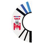 KONG EZ Clear E-Collar, Adjustable Recovery Collar for Dogs, Lightweight, Comfortable, Promotes Healing by Preventing Wound Licking, Enhanced Visibility Dog Cone Collar, Neck Size: 19-25cm, Medium
