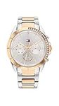 Tommy Hilfiger Analogue Multifunction Quartz Watch for Women with Two-Tone Stainless Steel Bracelet - 1782387